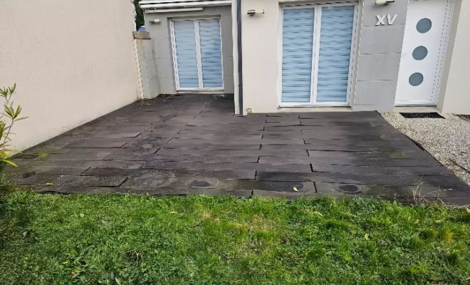 Dépose d’une terrasse existante et remplacement à proximité de Chateaubriant , Châteaubriant, Mangalia Maçonnerie
