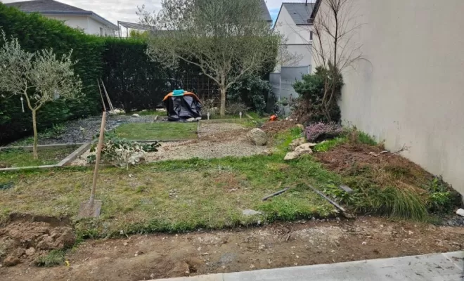 Remise à neuf d’un jardin à proximité de Blain , Châteaubriant, Mangalia Maçonnerie