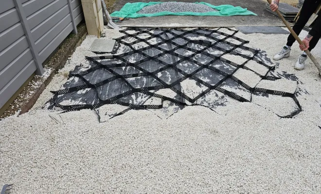 Aménagement de cours avec du gravillon à Châteaubriant, Châteaubriant, Mangalia Maçonnerie